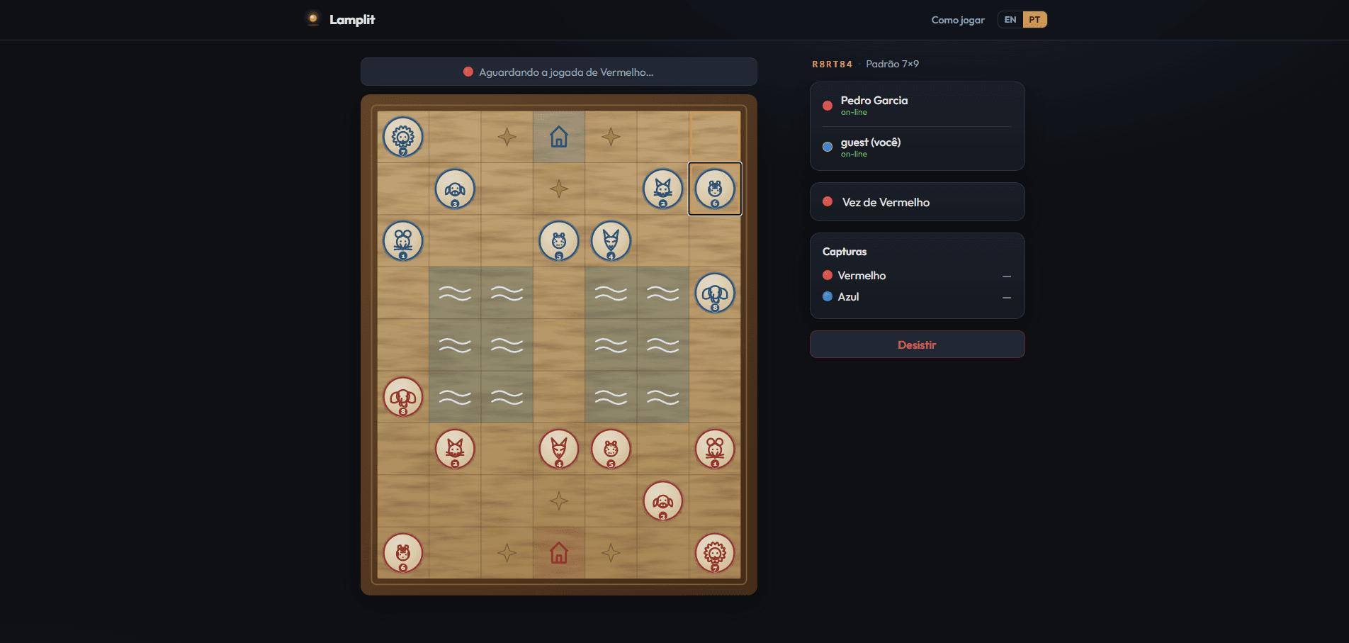 live Dou Shou Qi match